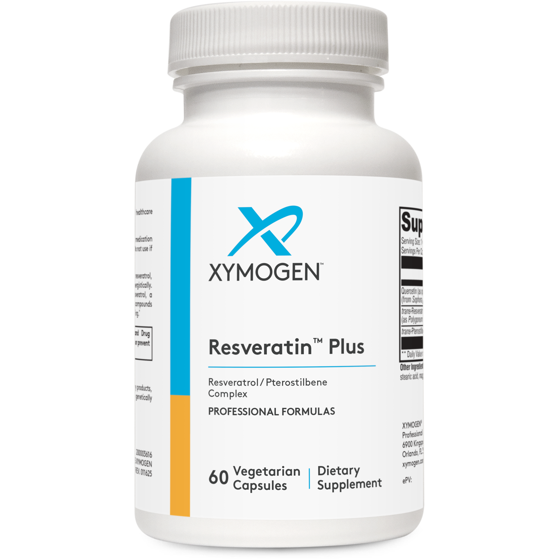 Xymogen, Resveratin™ Plus 60 Capsules UPC 871149001568 | HiLife Vitamins