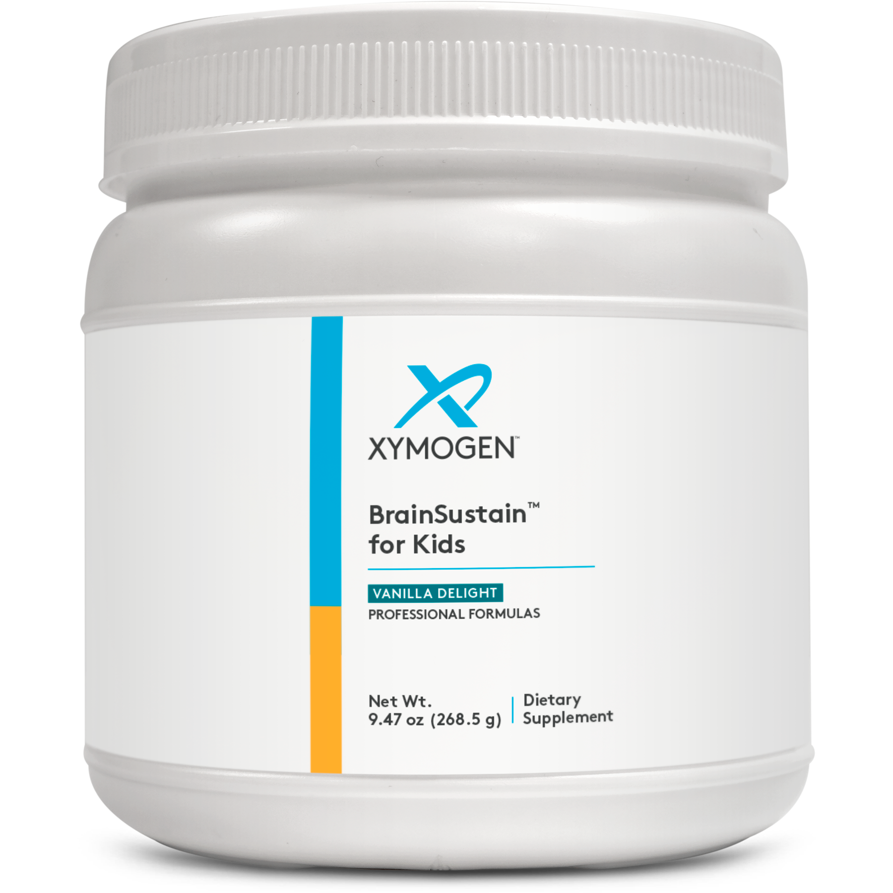 Xymogen, BrainSustain™ for Kids Vanilla Delight 15 Servings UPC 871149003012 | HiLife Vitamins