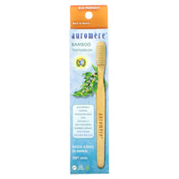 Auromere, Bamboo Toothbrush, 1 PC UPC 027275370010 | Hilife Vitamins