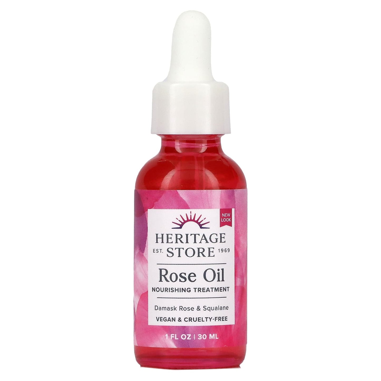 HERITAGE PRODUCTS, Rose Oil, 1 OUNCE UPC 076970685684 | HiLife Vitamins