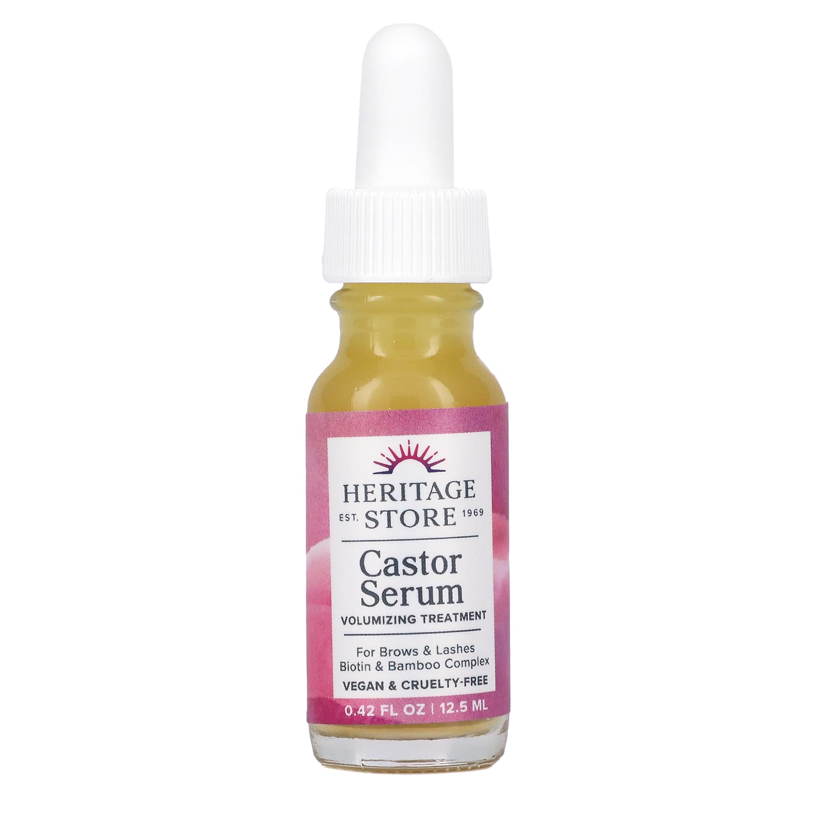 HERITAGE PRODUCTS, Castor Brow & Lash Serum, 1 OUNCE UPC 076970729746 | HiLife Vitamins