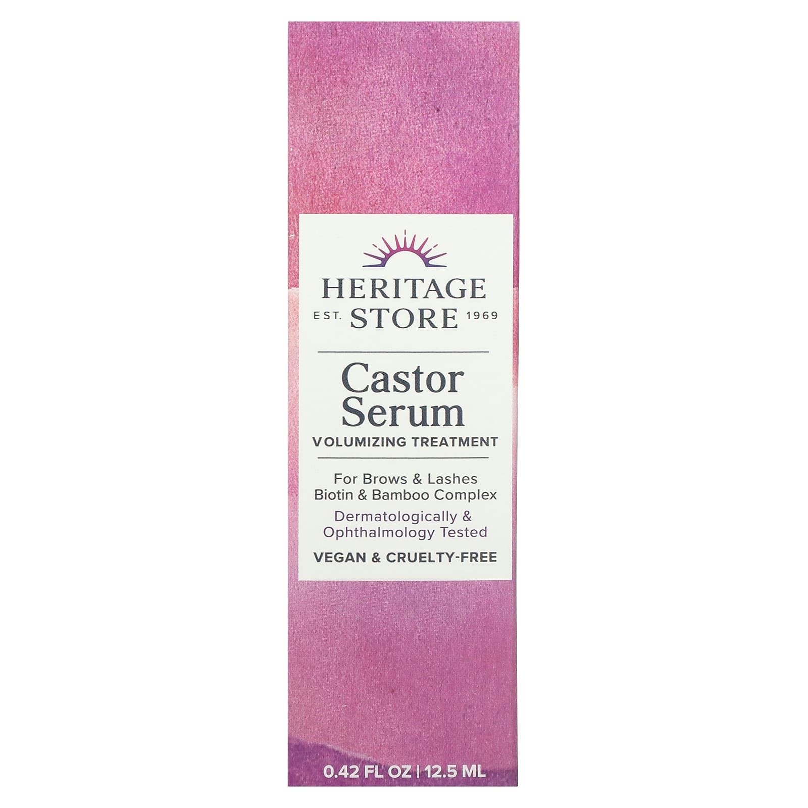 HERITAGE PRODUCTS, Castor Brow & Lash Serum, 1 OUNCE UPC 076970729746 | HiLife Vitamins