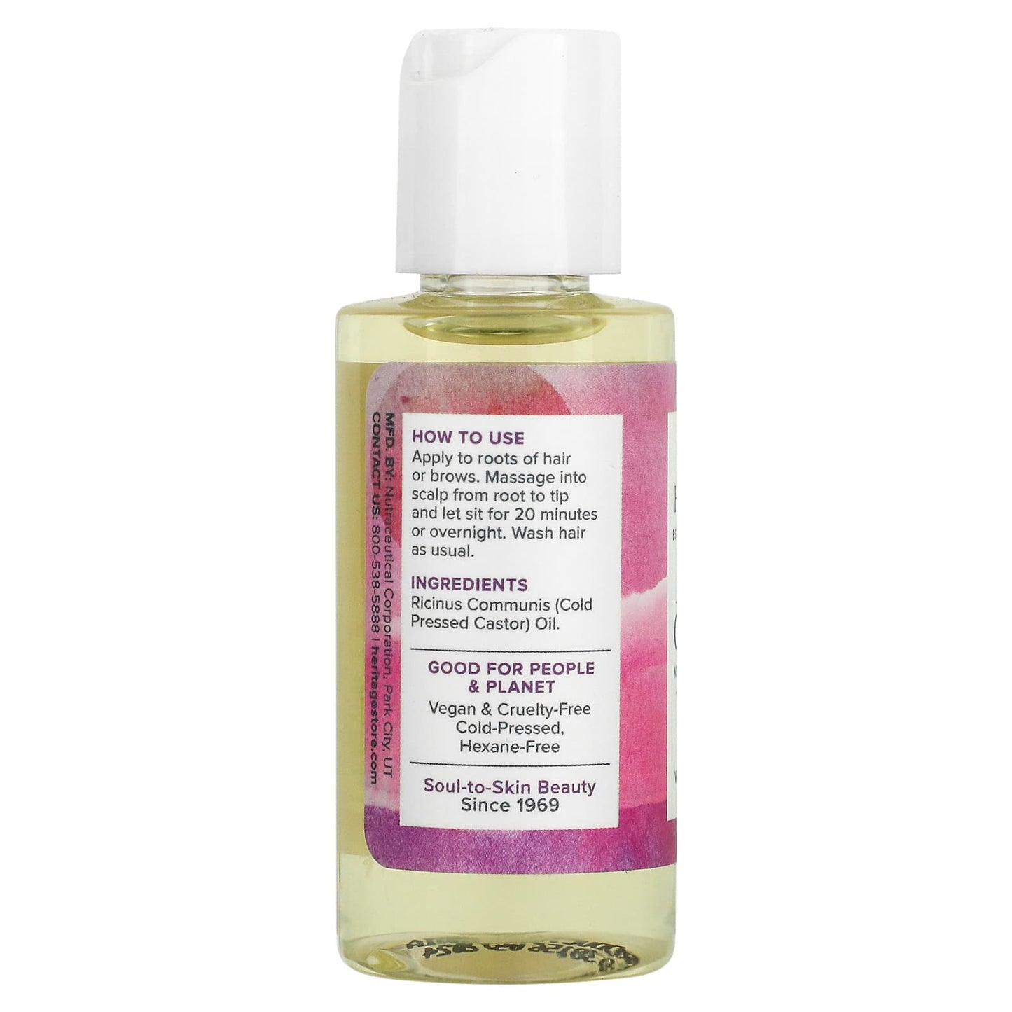HERITAGE PRODUCTS, Castor Oil, 2 OUNCE UPC 076970824595 | HiLife Vitamins