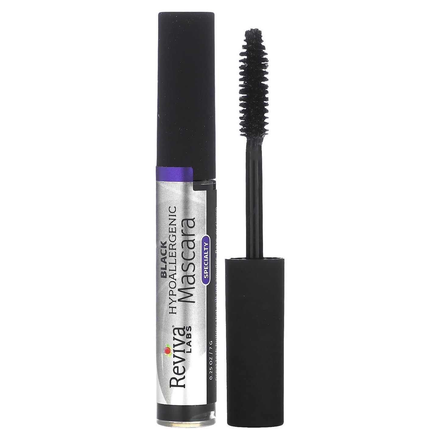 REVIVA, Liquid Mascara Black, .25 OUNCE UPC 087992111013 | Hilife Vitamins