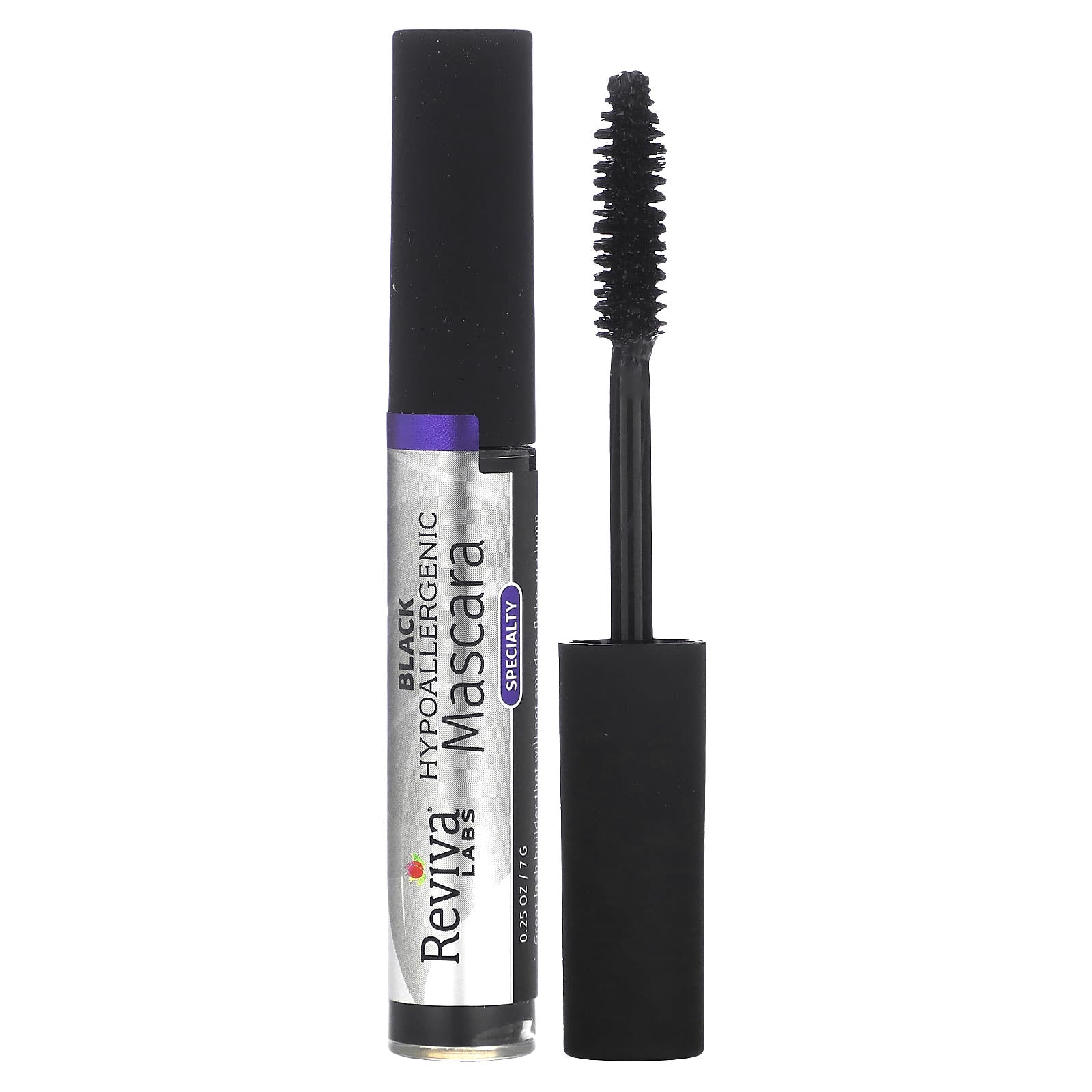 REVIVA, Liquid Mascara Black, .25 OUNCE UPC 087992111013 | Hilife Vitamins