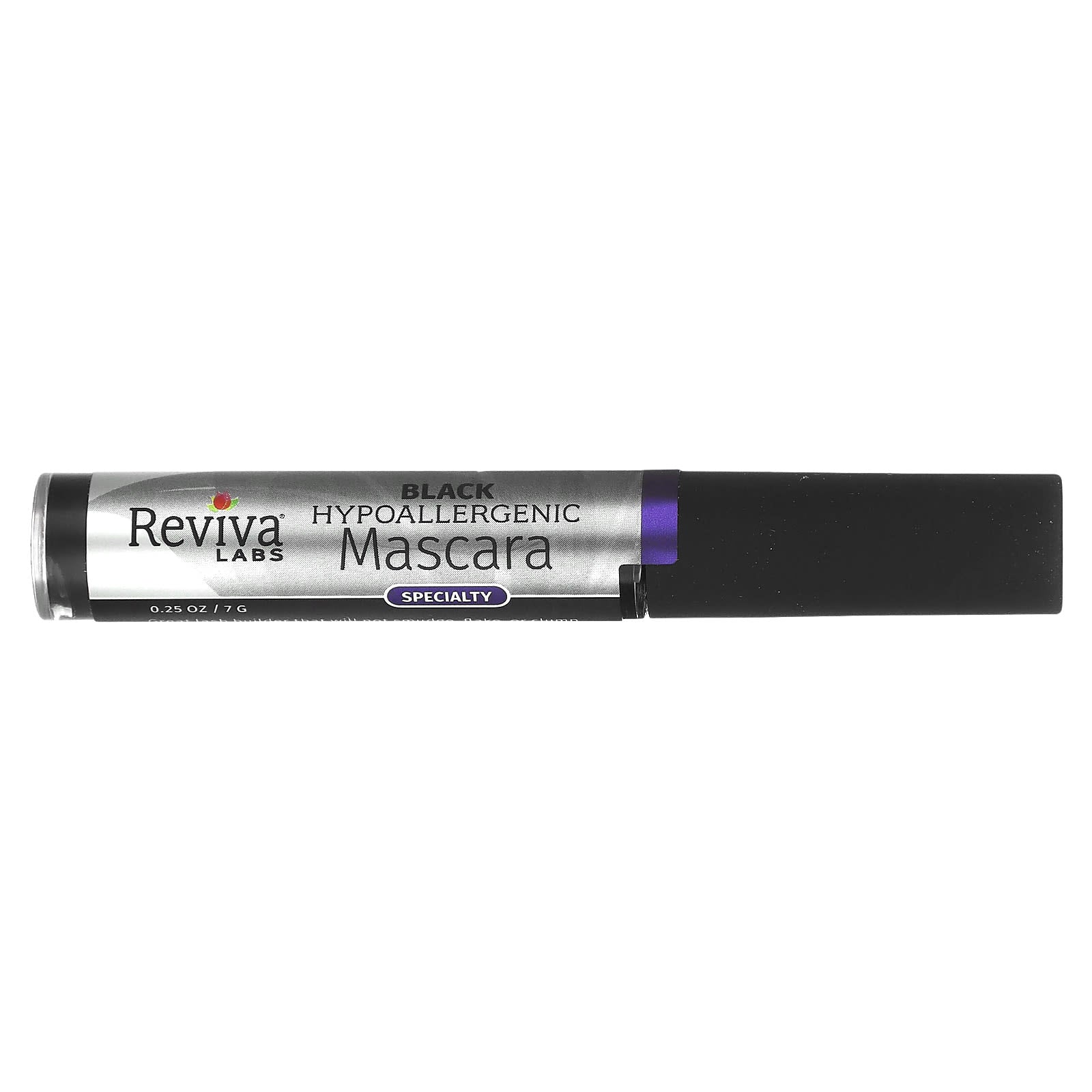 REVIVA, Liquid Mascara Black, .25 OUNCE UPC 087992111013 | Hilife Vitamins