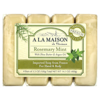 A LA MAISON, Bar Soap Value Pack Rosemary Mint, 4 CT UPC 182741000980 | Hilife Vitamins