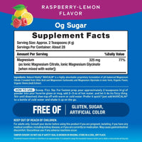 Natural Vitality, MaxCalm® Magnesium Citrate + Glycinate Raspberry-Lemon Flavor Powder, 4 oz (113 G) - HiLife Vitamins