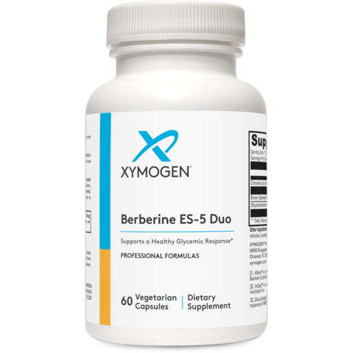 Xymogen, Berberine ES-5 Duo, 60 Capsules UPC 722537512909 | HiLife Vitamins