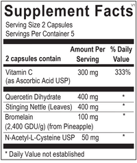Ortho Molecular, Natural D-Hist, 10 Capsules UPC 615033125240 | HiLife Vitamins