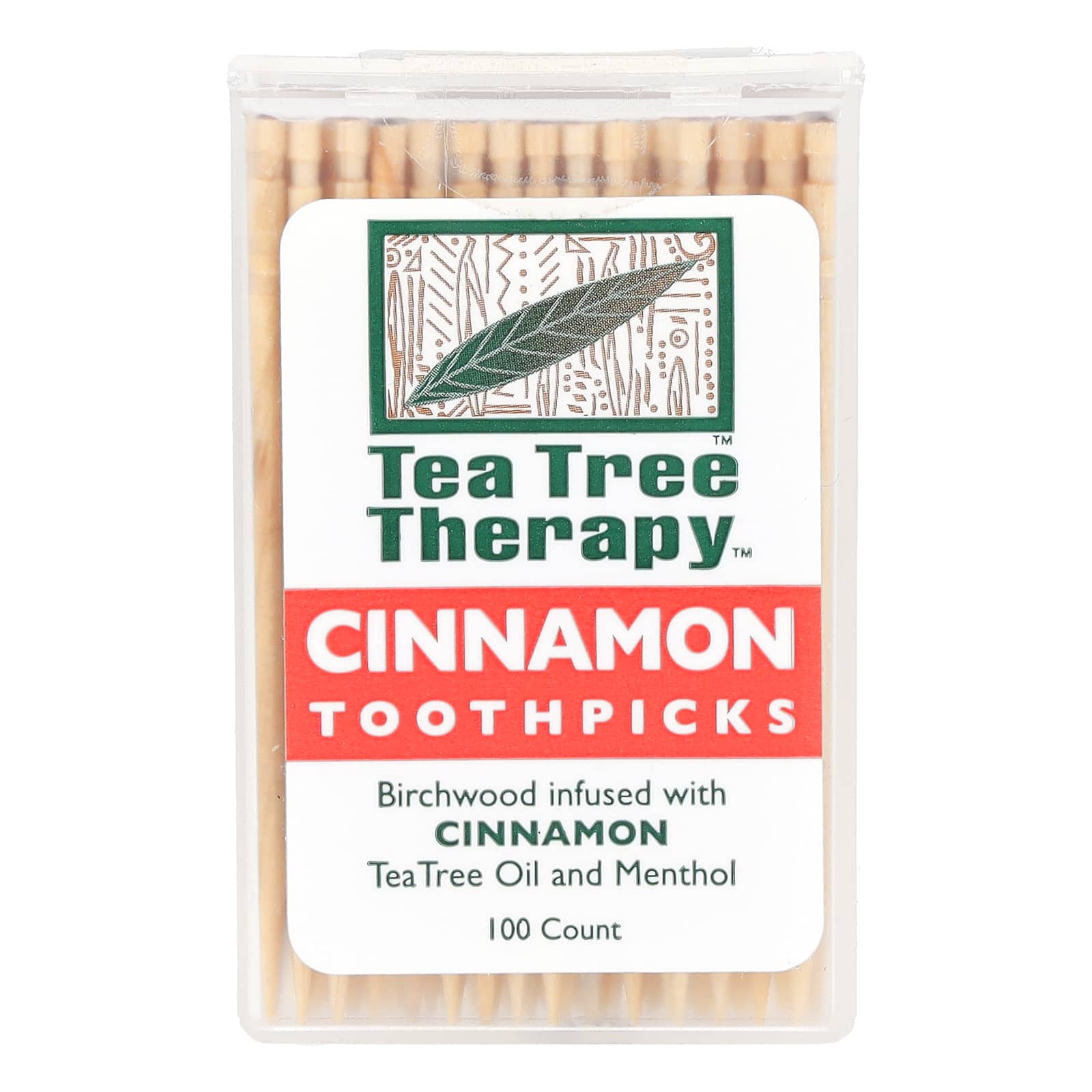 TEA TREE THERAPY, INC., Toothpicks Cinnamon, 100 CT UPC 637792505002 | Hilife Vitamins