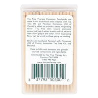 TEA TREE THERAPY, INC., Toothpicks Cinnamon, 100 CT UPC 637792505002 | Hilife Vitamins