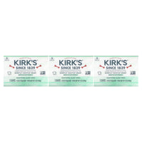 KIRK'S NATURAL, Castile Bar Soap Aloe Vera, 3 CT UPC 639844148205 | Hilife Vitamins