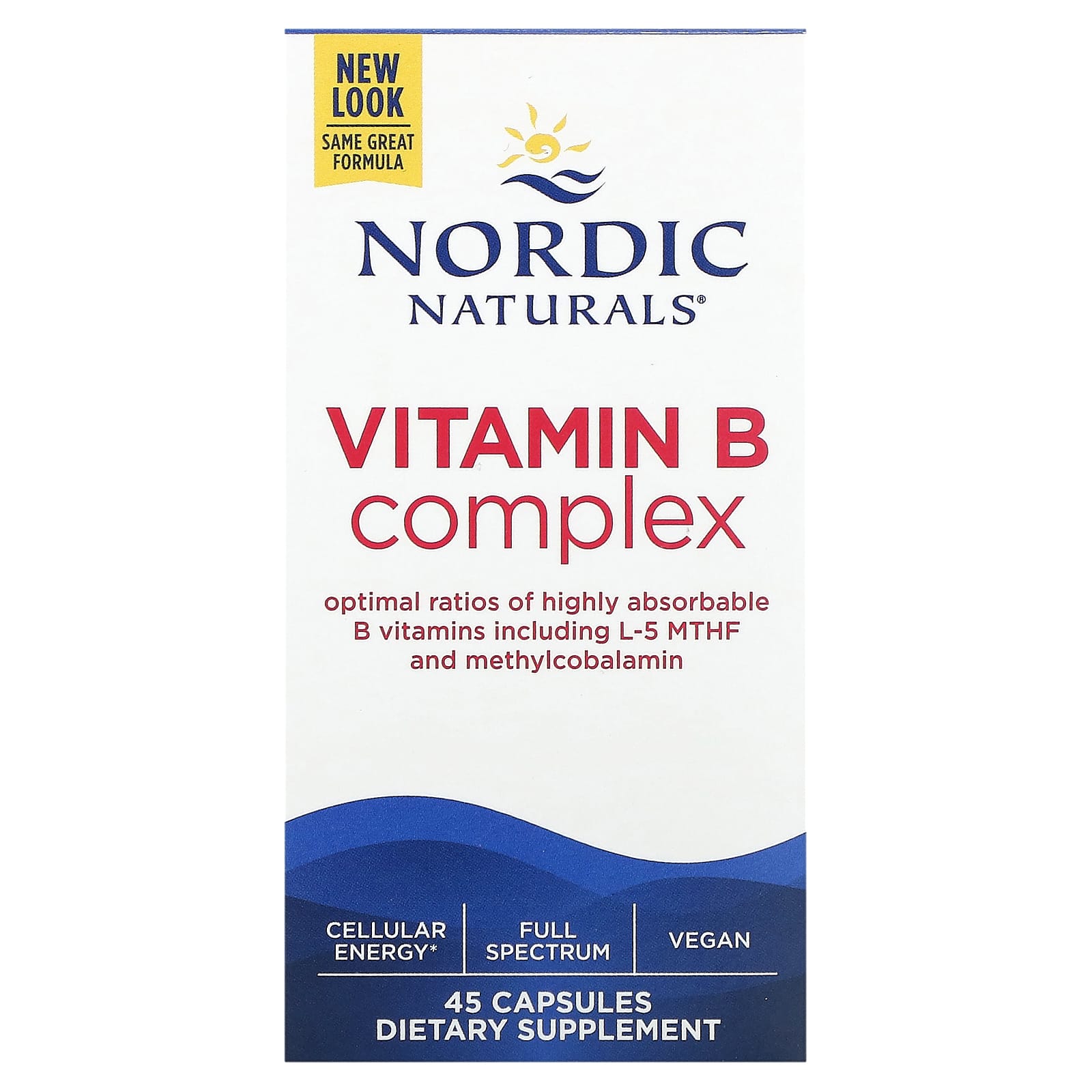 Nordic Naturals, Vitamin B Complex, 45 UPC 768990015311 | HiLife Vitamins