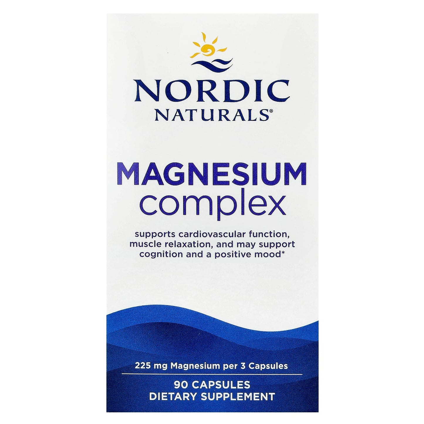 Nordic Naturals, Magnesium Complex, 90 Capsules UPC 768990015335 | HiLife Vitamins
