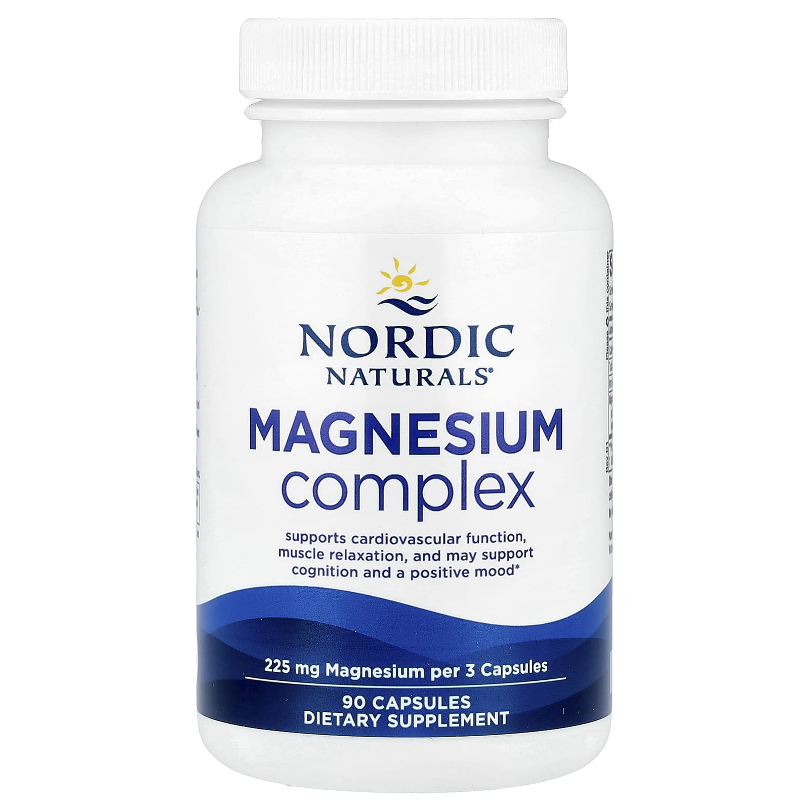 Nordic Naturals, Magnesium Complex, 90 Capsules UPC 768990015335 | HiLife Vitamins