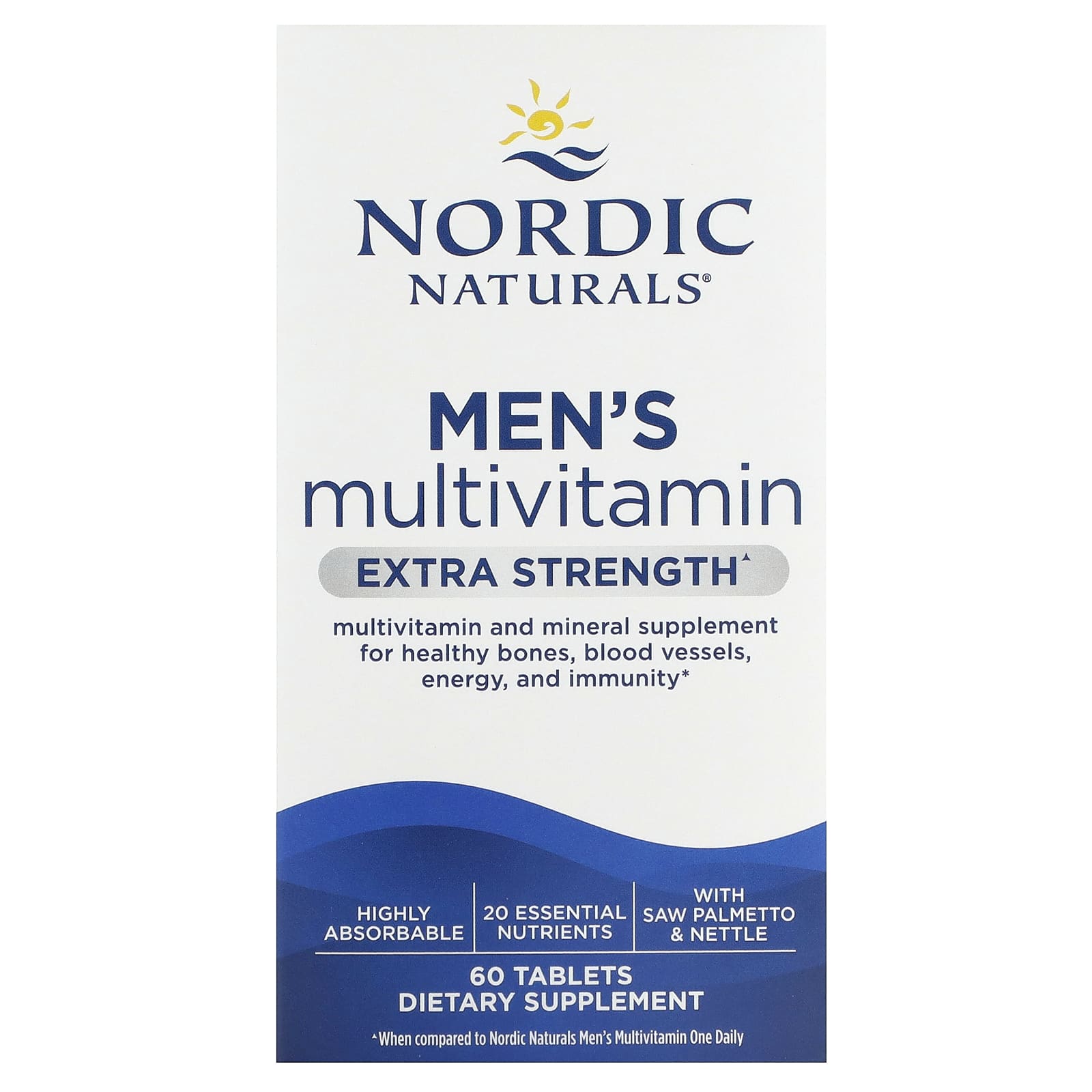 Nordic Naturals, Mens Multivitamin Extra Strength, 60 UPC 768990015519 | HiLife Vitamins