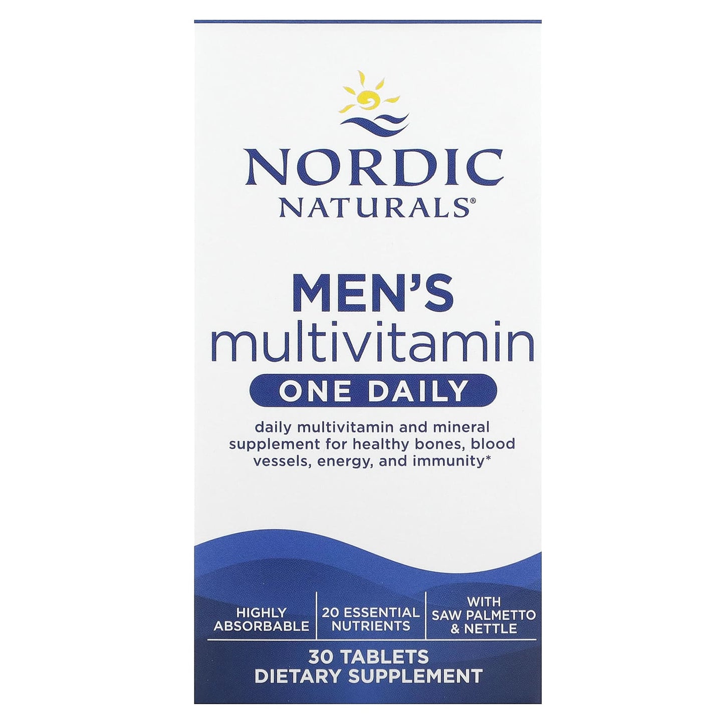 Nordic Naturals, Men's Multivitamin One Daily, 30 UPC 768990015540 | HiLife Vitamins