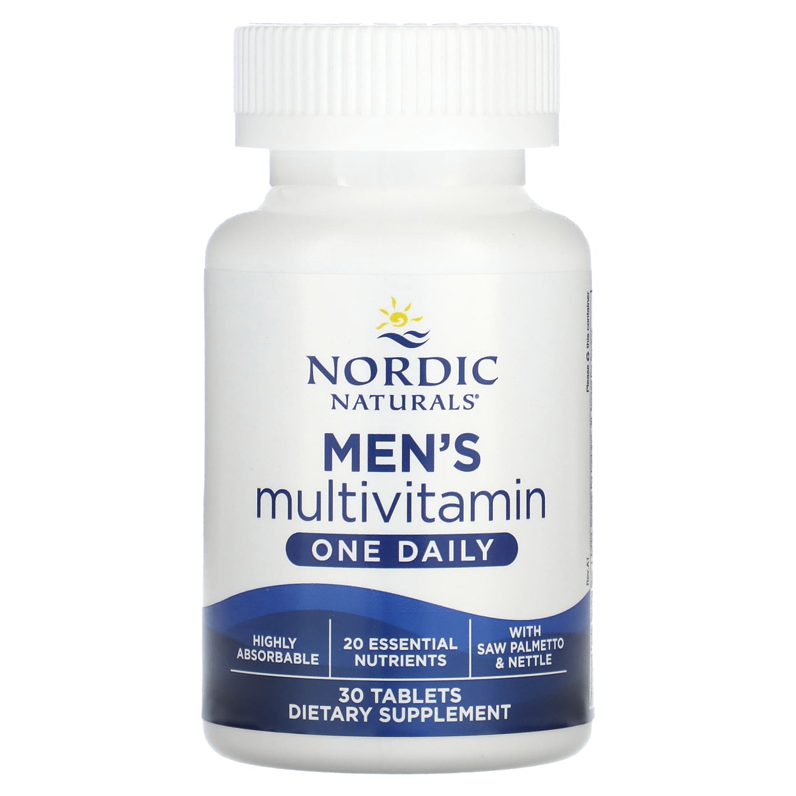 Nordic Naturals, Men's Multivitamin One Daily, 30 UPC 768990015540 | HiLife Vitamins