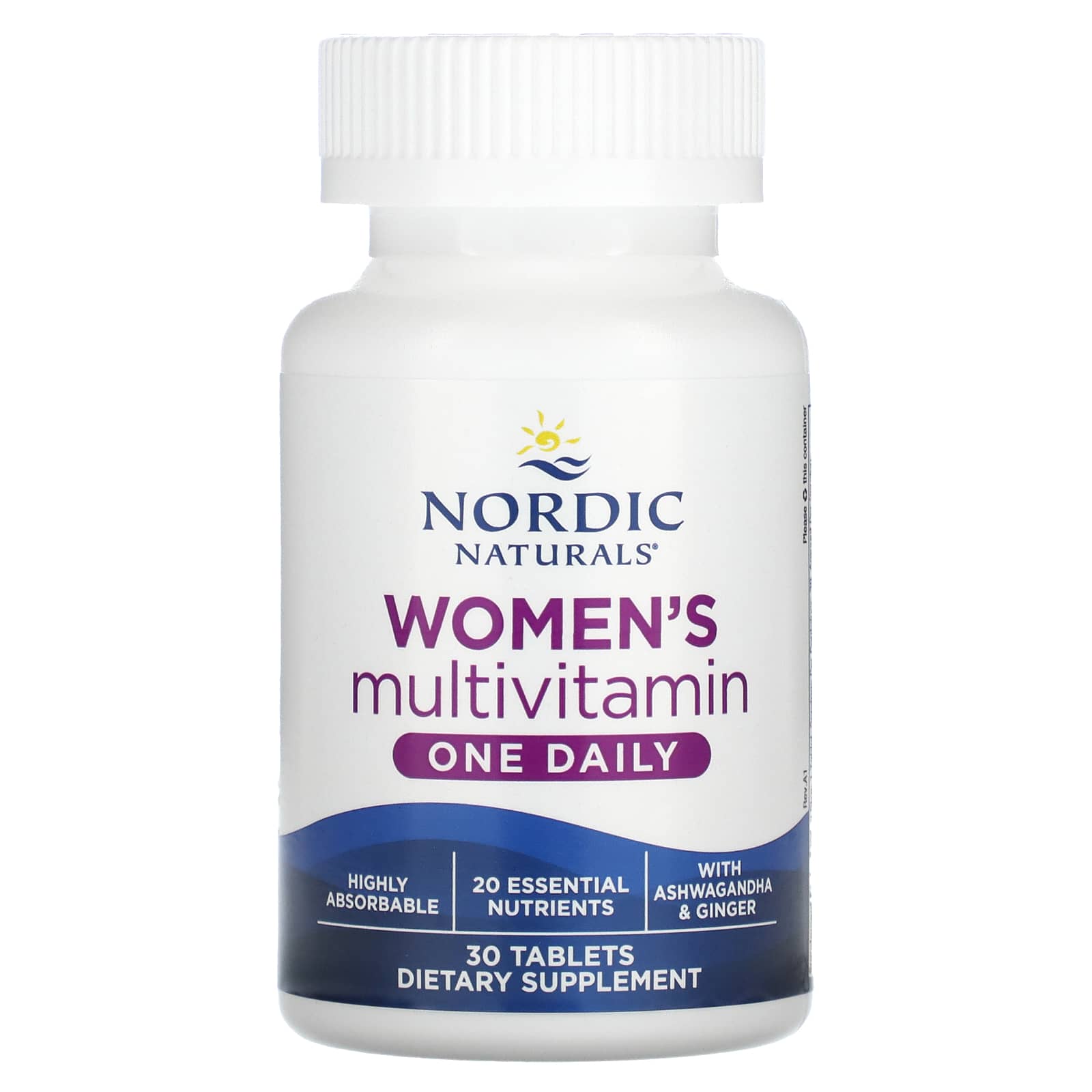 Nordic Naturals, Women's Multivitamin One Daily, 30 UPC 768990015557 | HiLife Vitamins