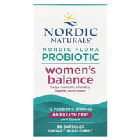 Nordic Naturals, Nordic® Flora Probiotic Women's Balance, 30 UPC 768990016837 | HiLife Vitamins