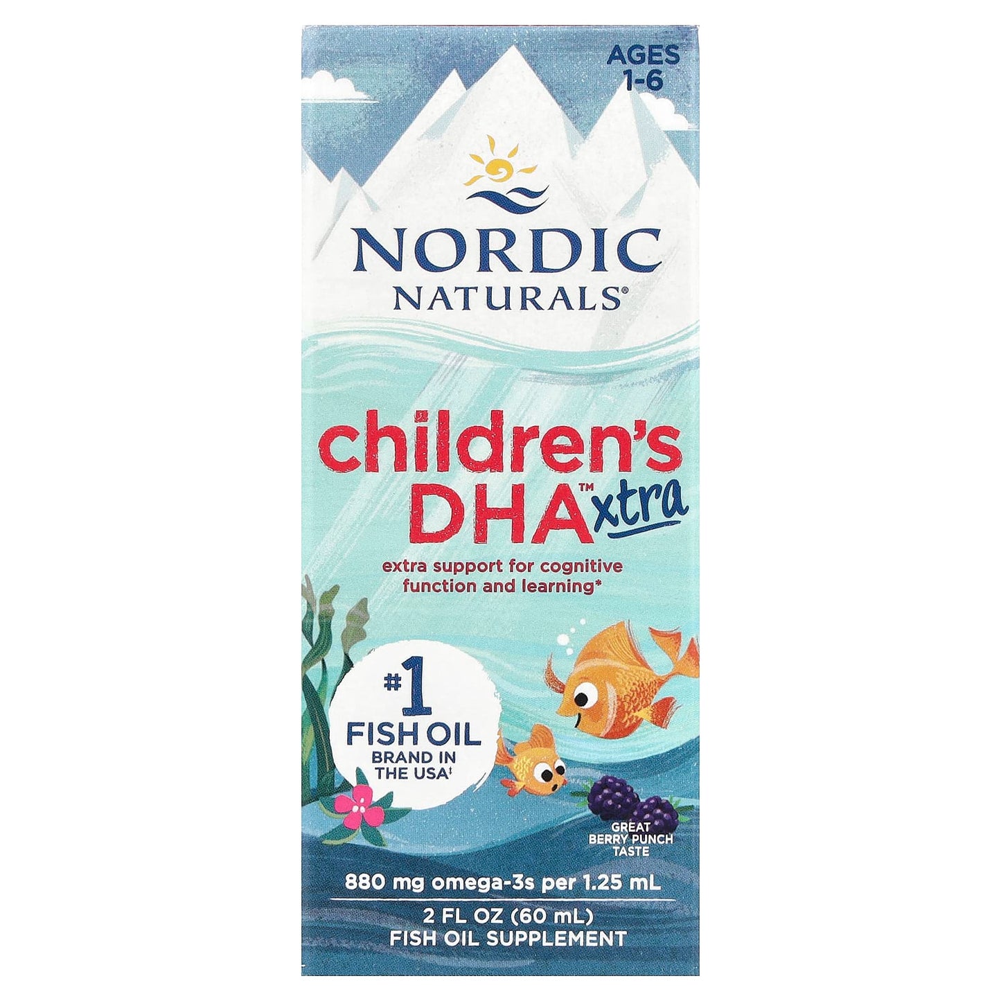 Nordic Naturals, Children's DHA™ Xtra, 2 UPC 768990027253 | HiLife Vitamins