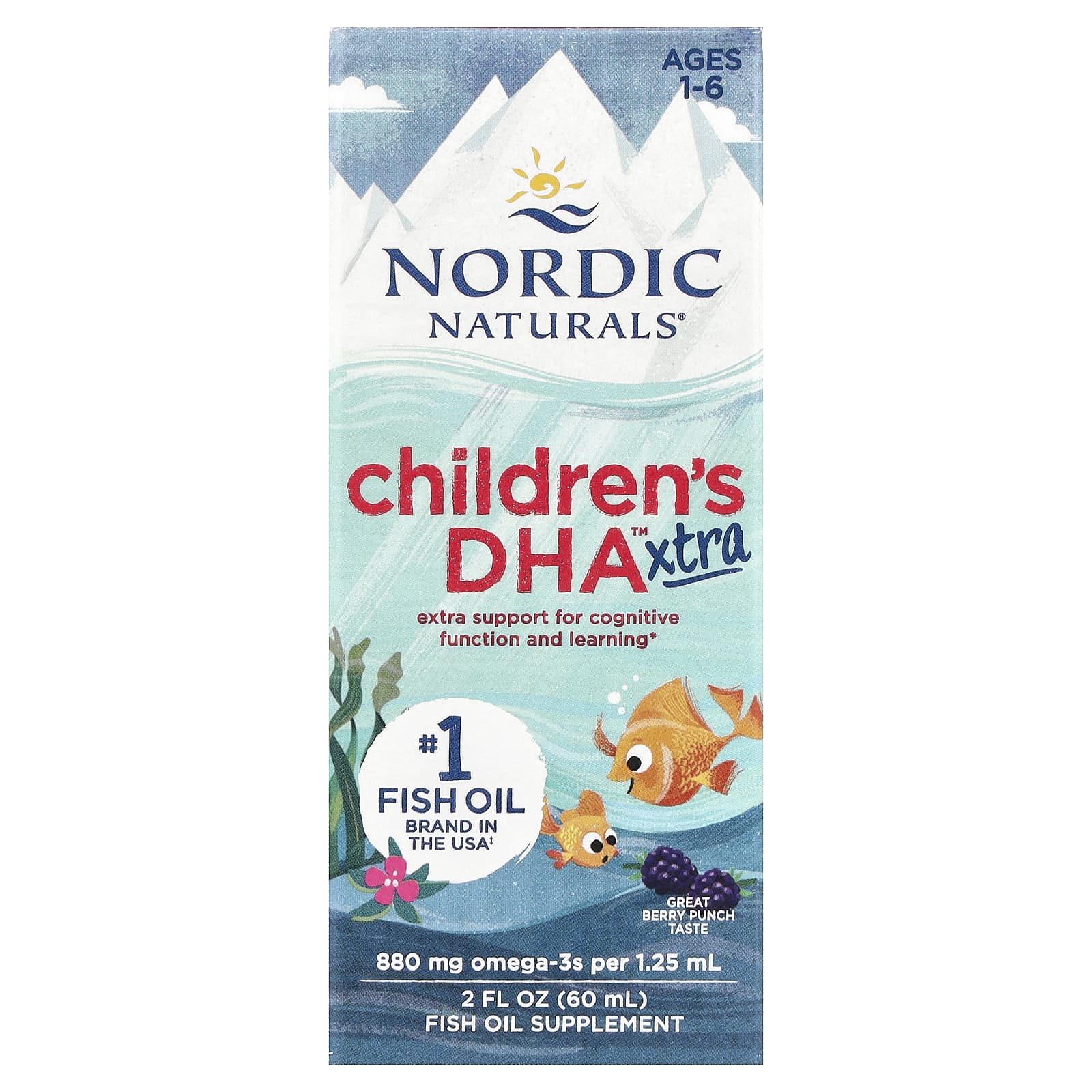 Nordic Naturals, Children's DHA™ Xtra, 2 UPC 768990027253 | HiLife Vitamins