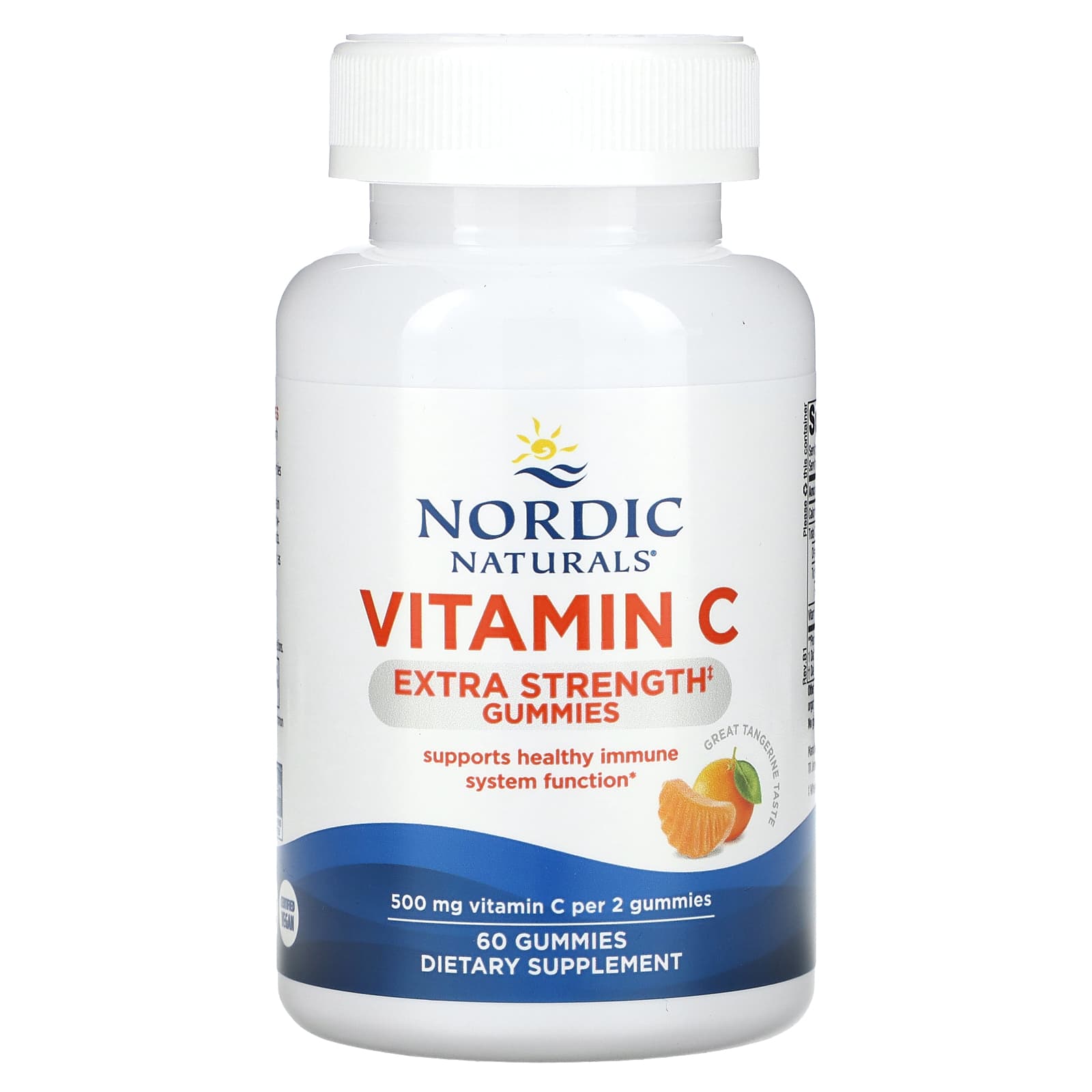 Nordic Naturals, Vitamin C Extra Strength Gummies, 60 UPC 768990301667 | HiLife Vitamins