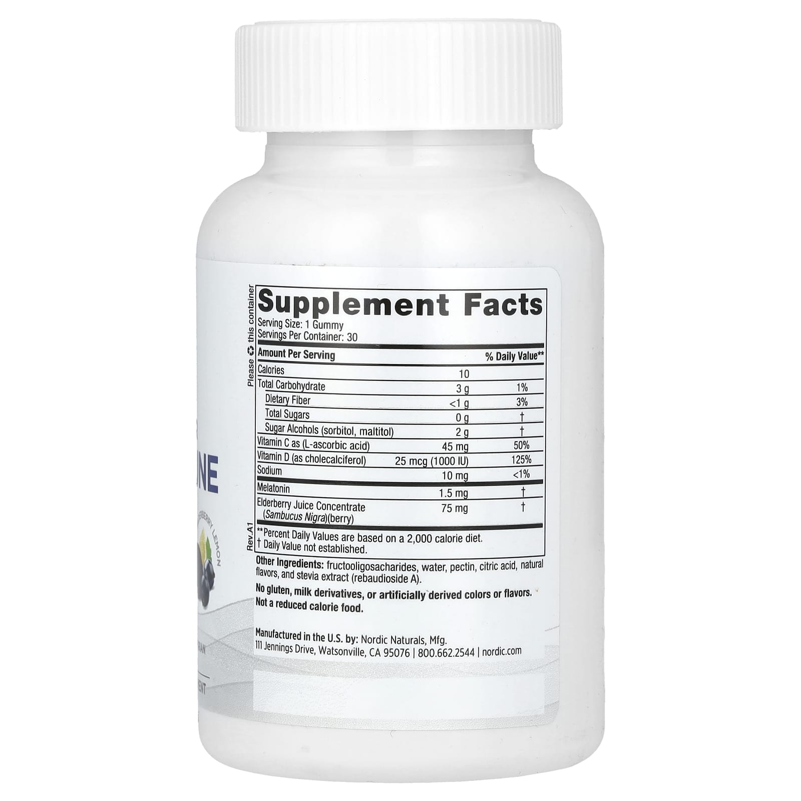 Nordic Naturals, Zero Sugar Sleep + Immune Guummies, 30 UPC 768990301872 | HiLife Vitamins