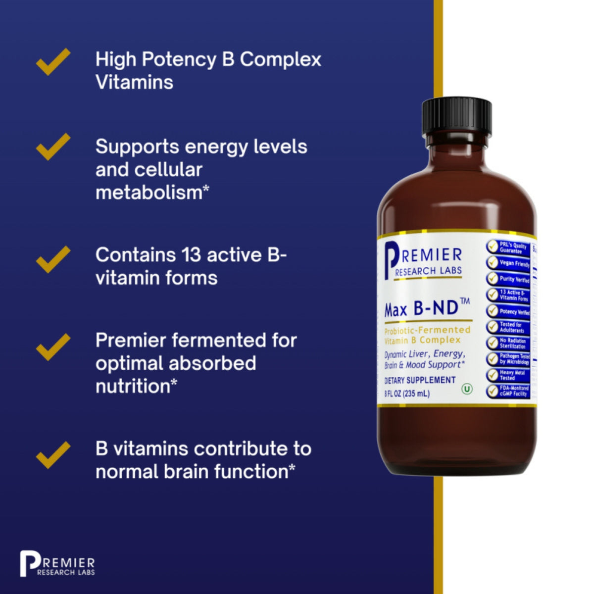 Premier Research Labs, Max B-ND, 8 fl oz