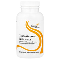 Seeking Health, Testosterone Nutrients, 120 Capsules UPC 810007521893 | HiLife Vitamins