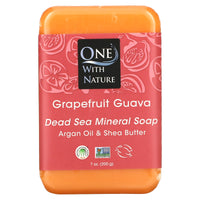 ONE WITH NATURE, Dead Sea Mineral Grapefruit Guava, 7 OUNCE UPC 812281010346 | Hilife Vitamins