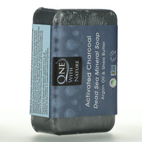 ONE WITH NATURE, Activated Charcoal Dead Sea Spa Bar Soap, 7 OUNCE UPC 812281010773 | Hilife Vitamins