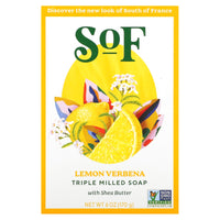 SOUTH OF FRANCE, Bar Soap Oval Lemon Verbena, 6 OUNCE UPC 856885200116 | Hilife Vitamins