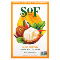 SOUTH OF FRANCE, Bar Soap Oval Shea Butter, 6 OUNCE UPC 856885200253 | Hilife Vitamins