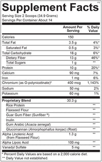 Ortho Molecular, GLYCEMACORE VANILLA, 14 Servings UPC 615033009229 | HiLife Vitamins