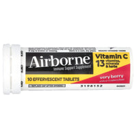 Airborne, Airborne Effervescent Very Berry, 10 Tablets - [product_sku] | HiLife Vitamins