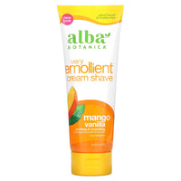 Alba Botanica, Cream Shave Mango Vanilla, 8 Oz - 724742003456 | Hilife Vitamins