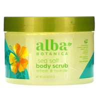 Alba Botanica, Hawaiian Body Scrub Sea Salt, 14.5 Oz UPC 724742008185 | HiLife Vitamins