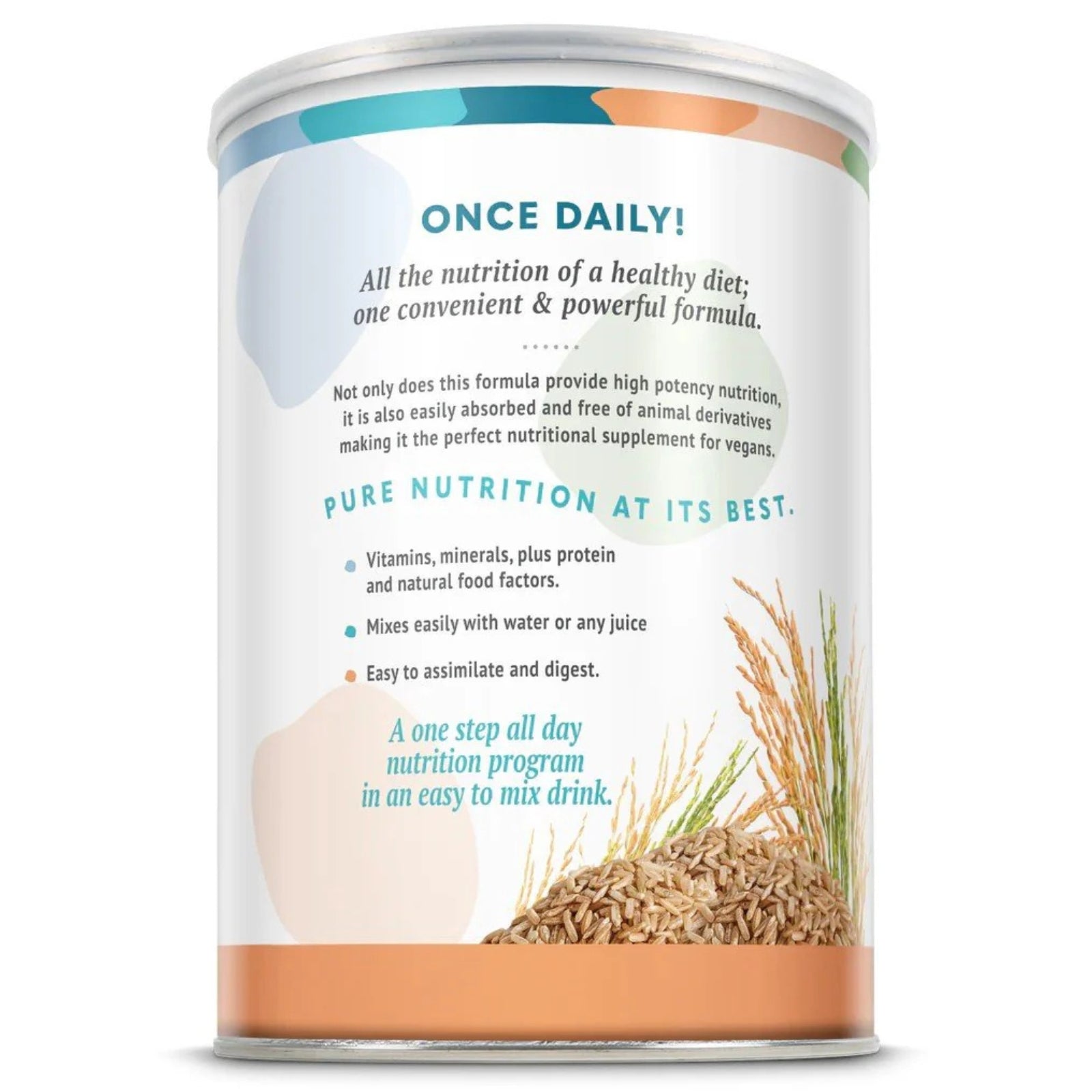 All-One Nutritech, All One® Rice Base Multiple Vitamin & Mineral Powder, Unflavored, 2.2 lbs. (1000 Grams) - 052534402003