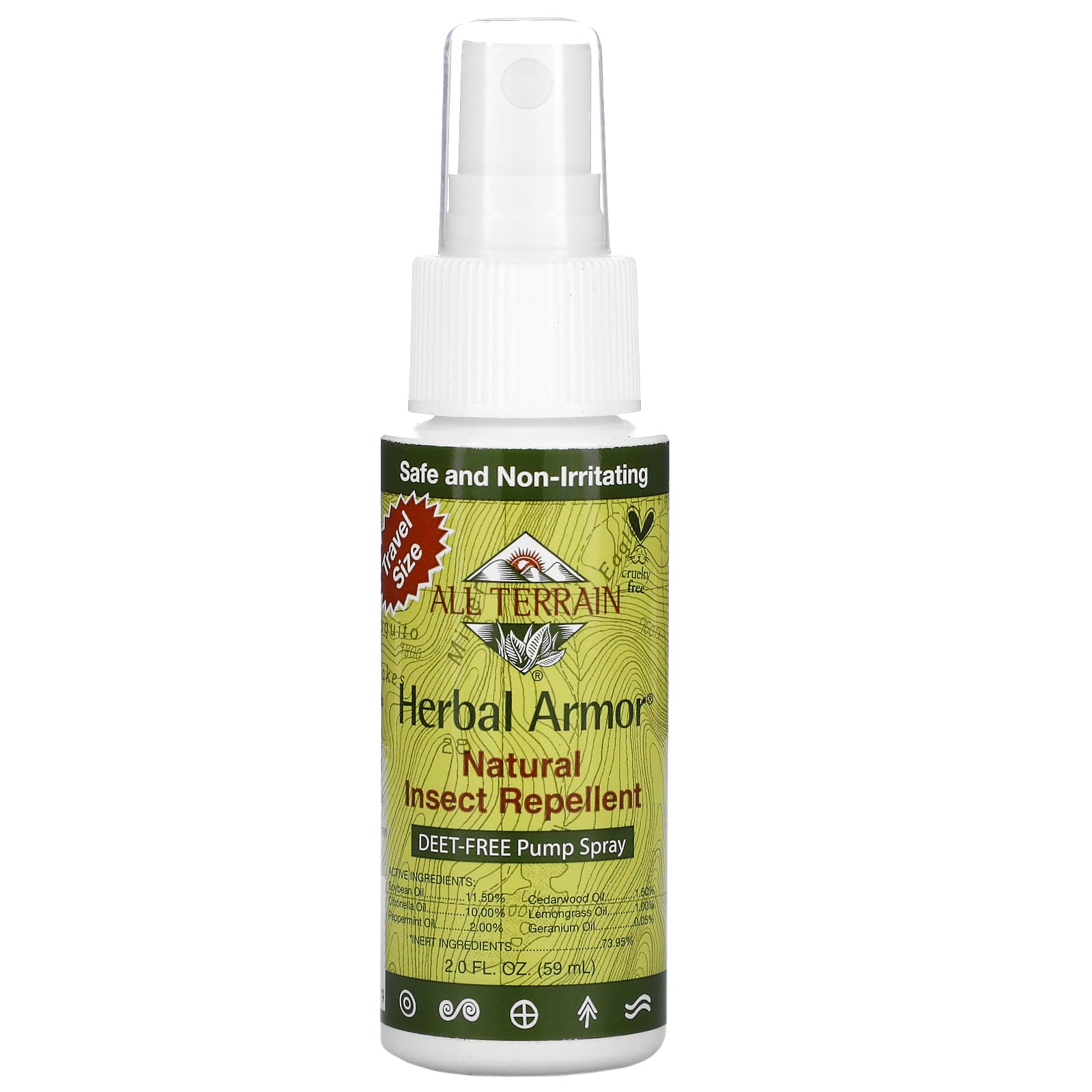 All Terrain Company, Herbal Armor Spray, 2 Oz UPC 608503010139 | HiLife Vitamins