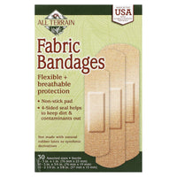 All Terrain Company, Fabric Bandages Assorted, 30 UPC 608503050036 | HiLife Vitamins