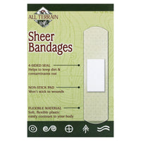 All Terrain Company, Sheer Bandages 0.75x3 inch, 40 UPC 608503050043 | HiLife Vitamins