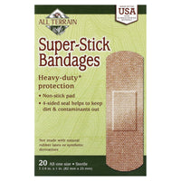All Terrain Company, Strong Strip Bandages 1x3.25 inch, 20 UPC 608503050050 | HiLife Vitamins