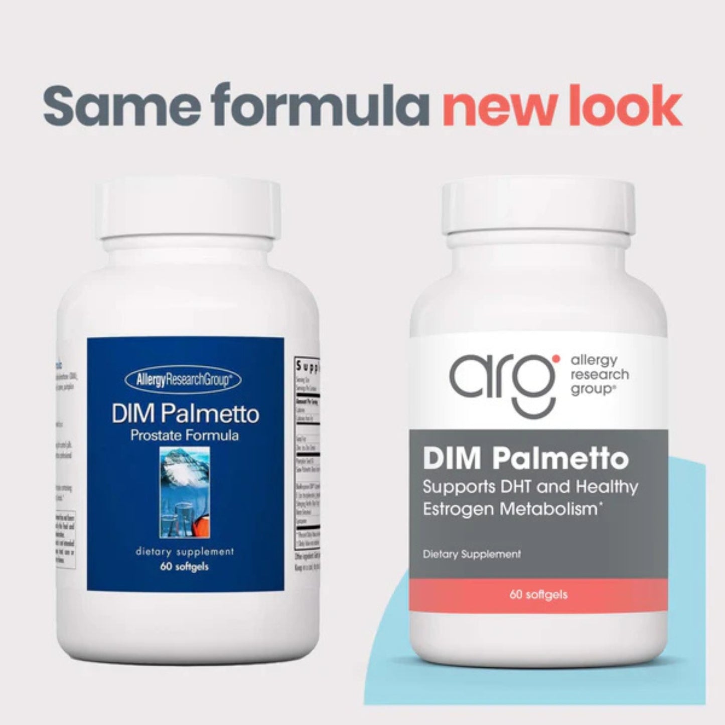 Allergy Research Group, DIM Palmetto Prostate Formula, 60 Softgels UPC 713947741904 | Hilife Vitamins