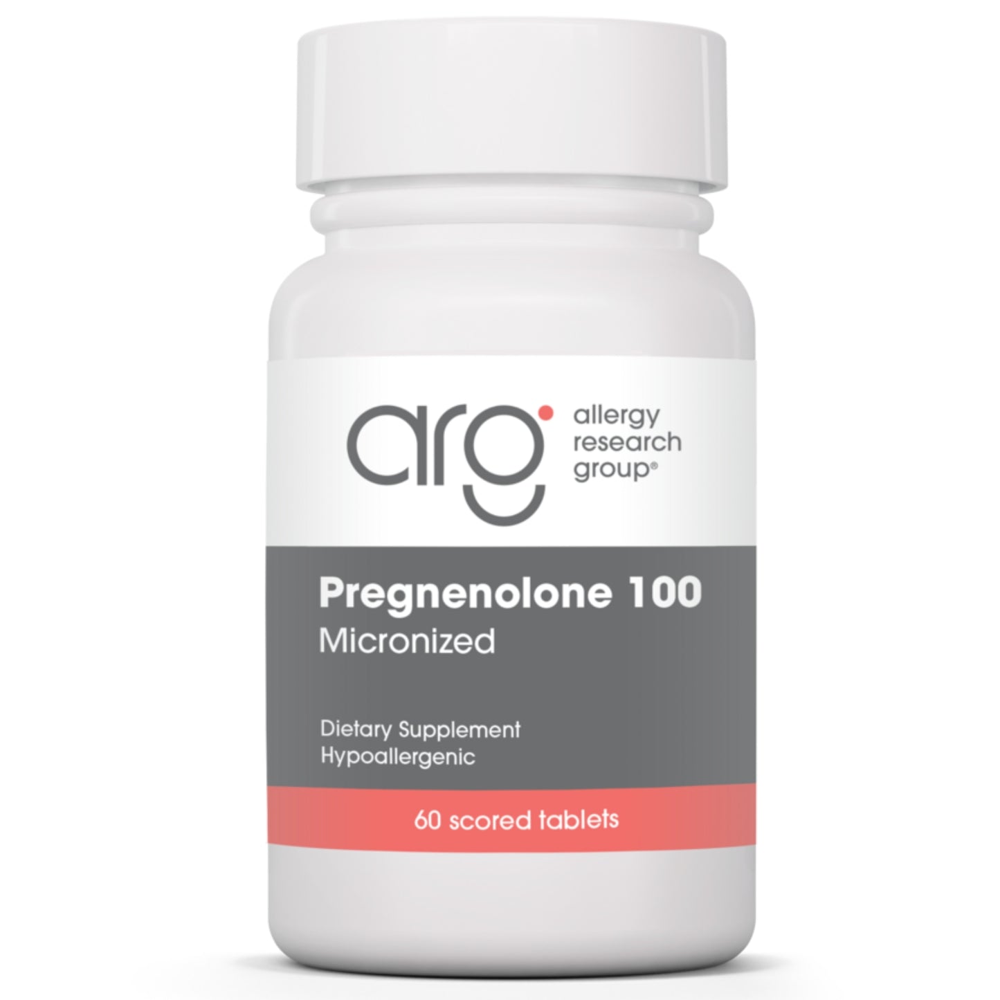 Allergy Research Group, Pregnenolone 100, Micronized, 60 Tablets UPC 713947748200 | HiLife Vitamins