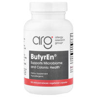 Allergy Research Group, ButyrEn, 100 Delayed-Release Vegetarian Capsules UPC 713947702202 | HiLife Vitamins