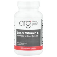 Allergy Research Group, Super Vitamin B Complex, 120 Capsules UPC 713947703407 | HiLife Vitamins