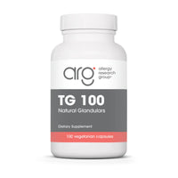Allergy Research Group, TG 100, Natural Glandulars, 100 Vegetarian Capsules UPC 713947718005 | Hilife Vitamins