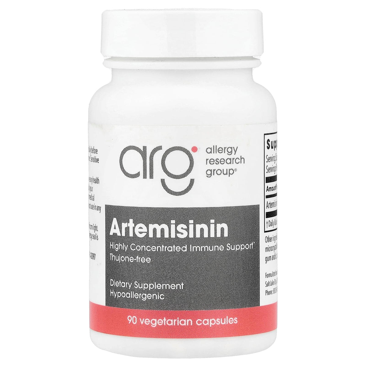 Allergy Research Group, Artemisinin, 90 Vegetarian Capsules UPC 713947721609 | Hilife Vitamins